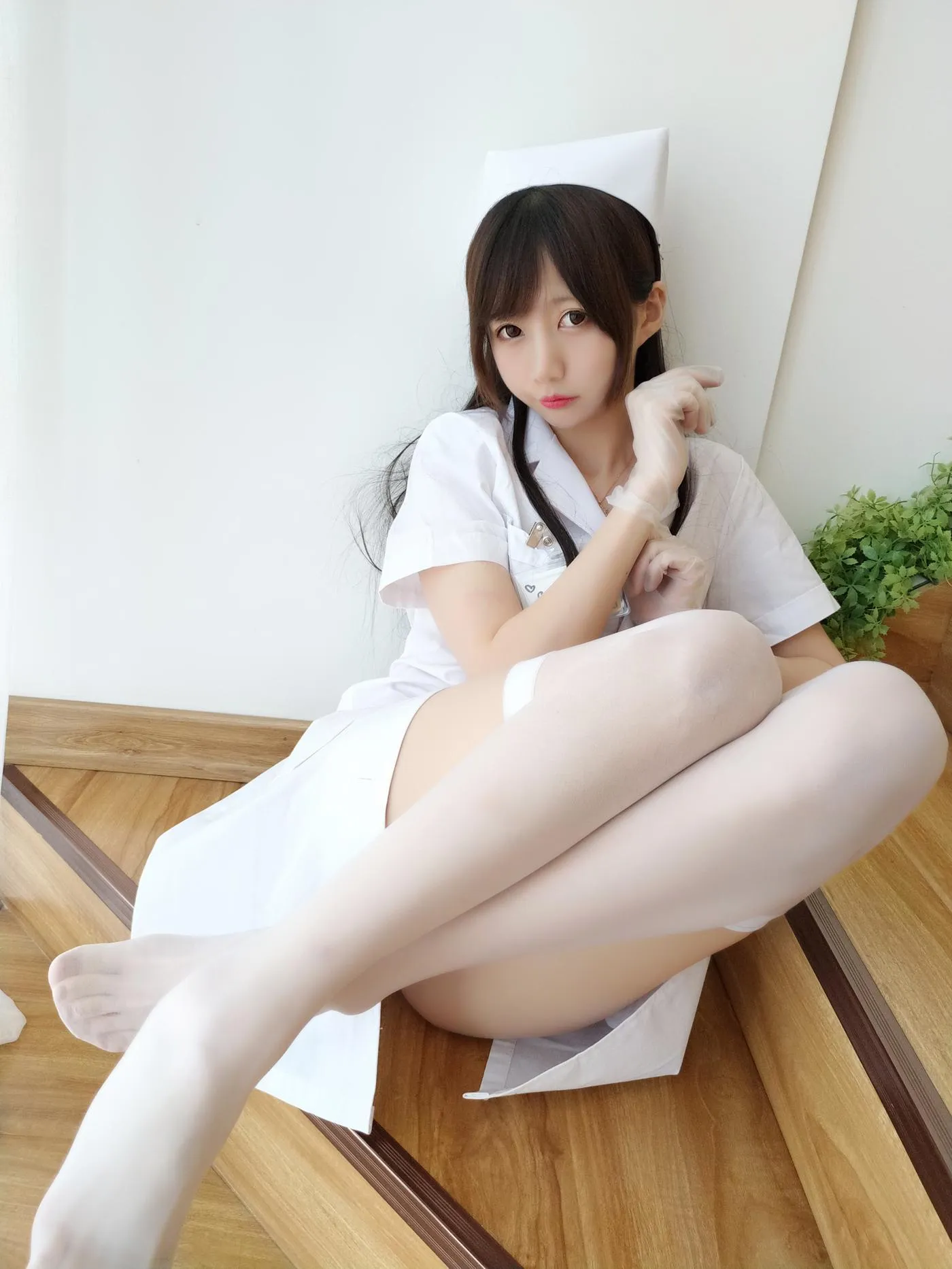 NAGISA魔物喵 – NO.27 自摄系列02白丝护士包 [60P]插图5